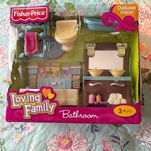 Fisher-Price Loving Family Bathroom Set NEW